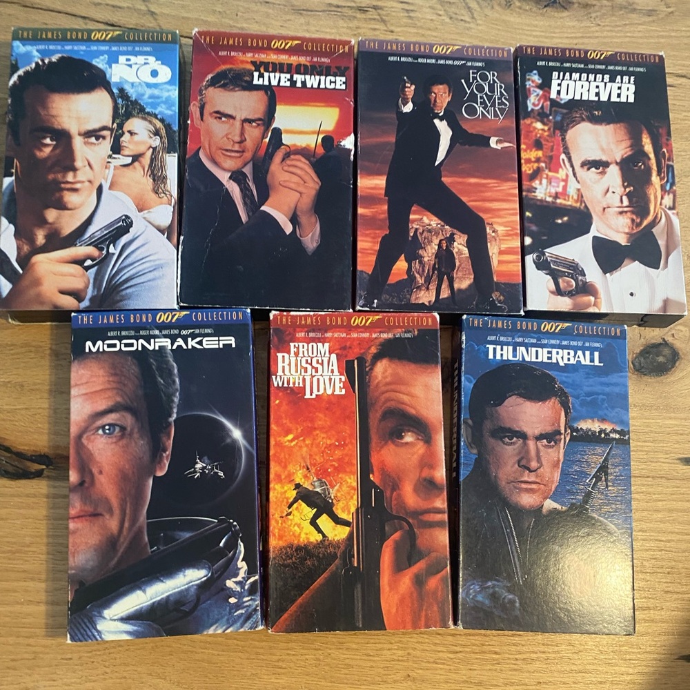 James Bond 007‎ VHS Collection